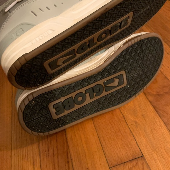 Globe Shoes Globe Fusion Mens Padded Skate Shoes Size 1 Gray Blue Wear Shown In Pics Poshmark